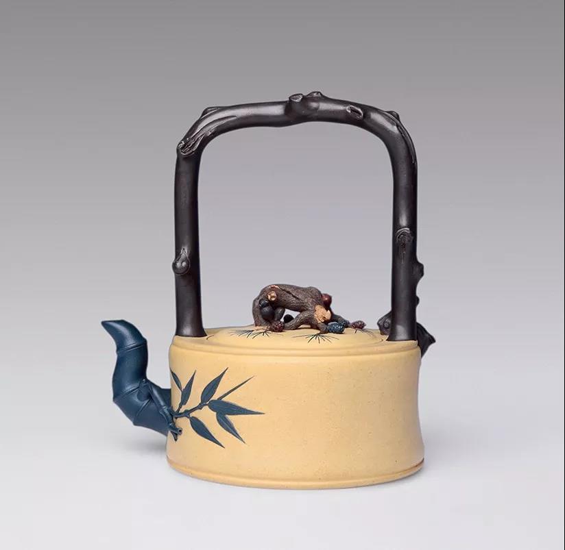 10種最美花器提梁壺，精美別致雕花紫砂壺!