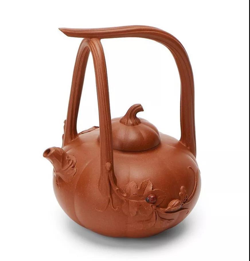 10種最美花器提梁壺，精美別致雕花紫砂壺!