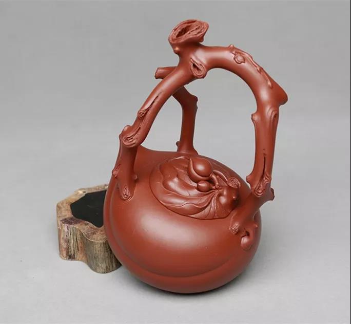 10種最美花器提梁壺，精美別致雕花紫砂壺!