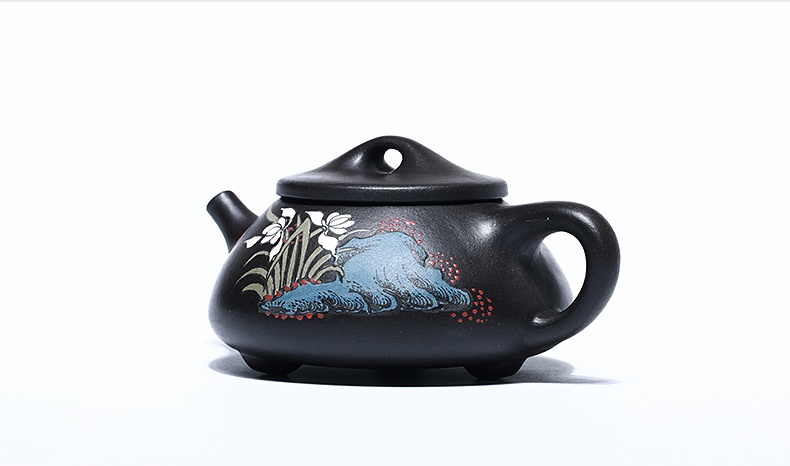 石瓢手工紫砂壺，精致典雅紫砂壺