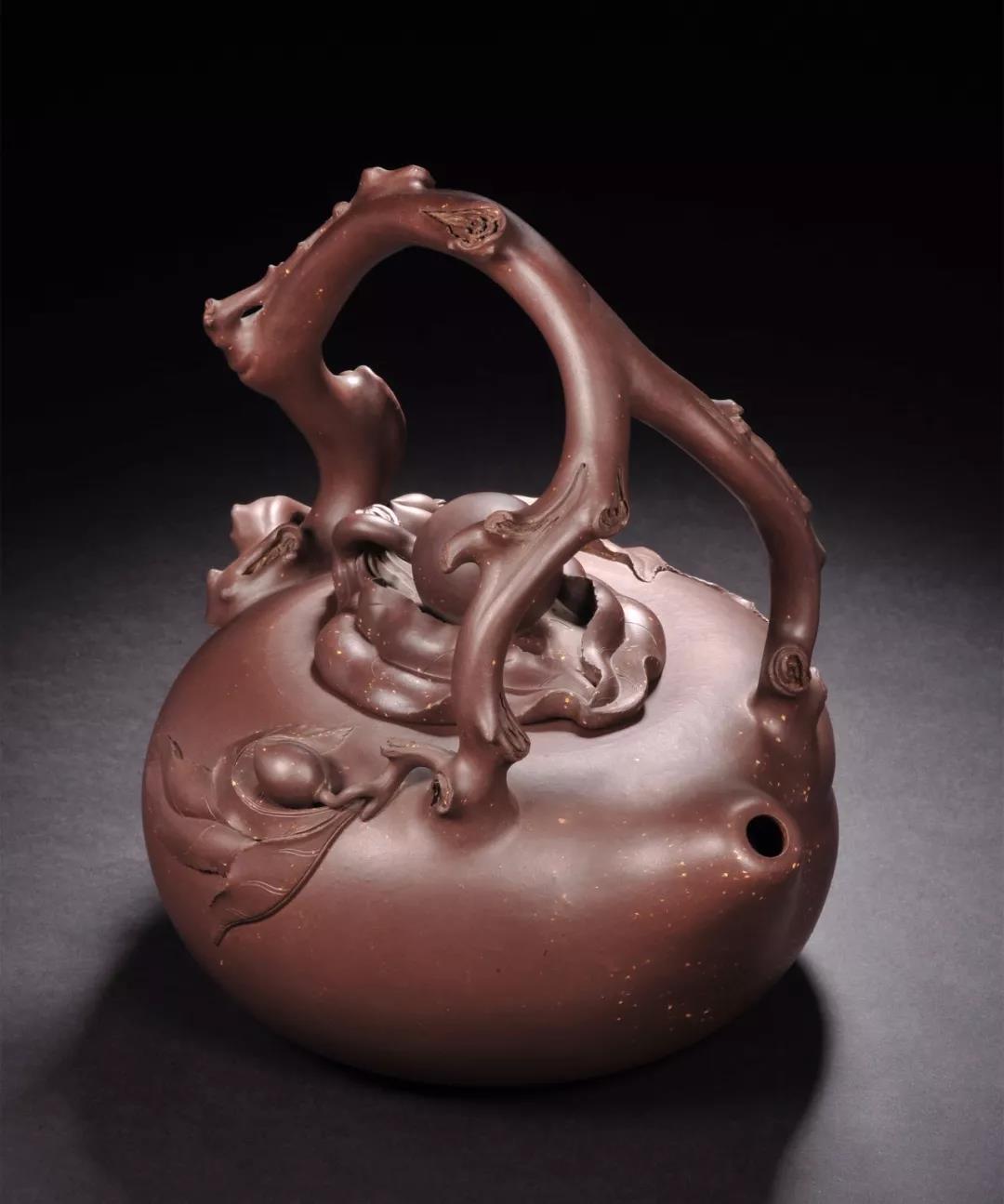 10種最美花器提梁壺，精美別致雕花紫砂壺!