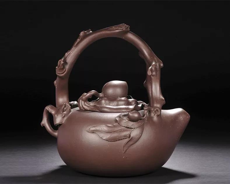 10種最美花器提梁壺，精美別致雕花紫砂壺!