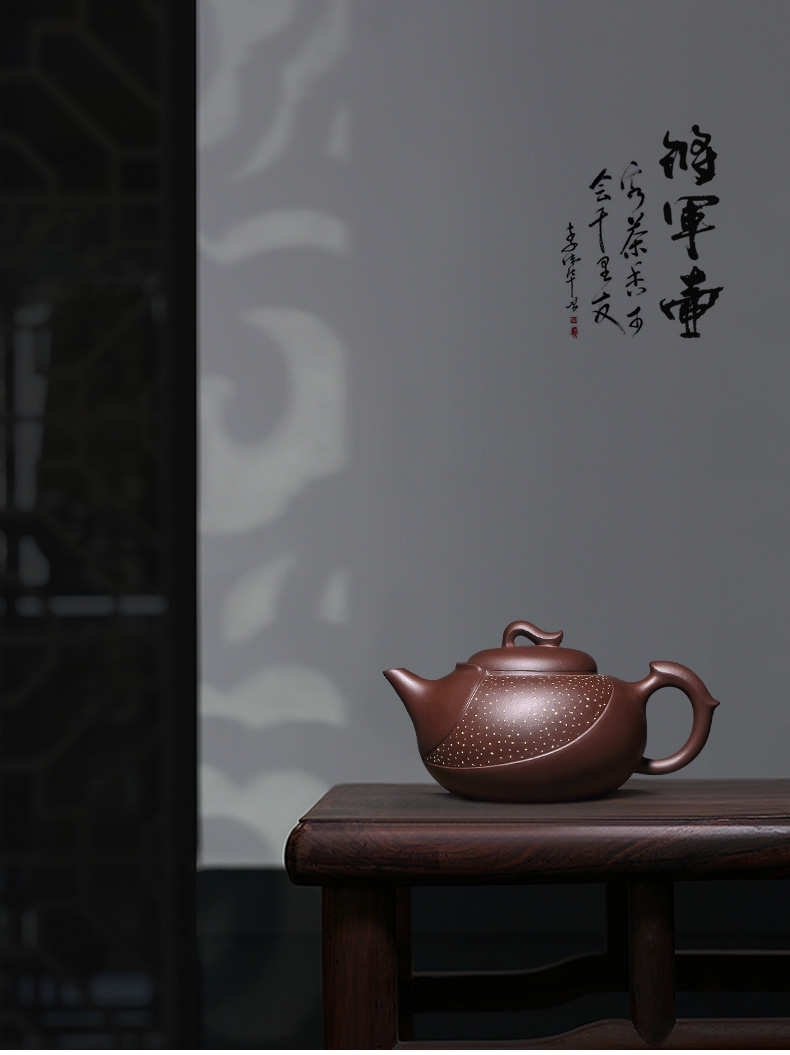 將軍壺紫砂壺，雅韻精美紫砂壺